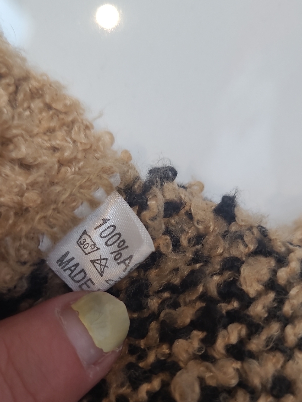 Ultra Soft Plaid Turtleneck Poncho (Burberry Style Pattern) O/S - Picture 13 of 13